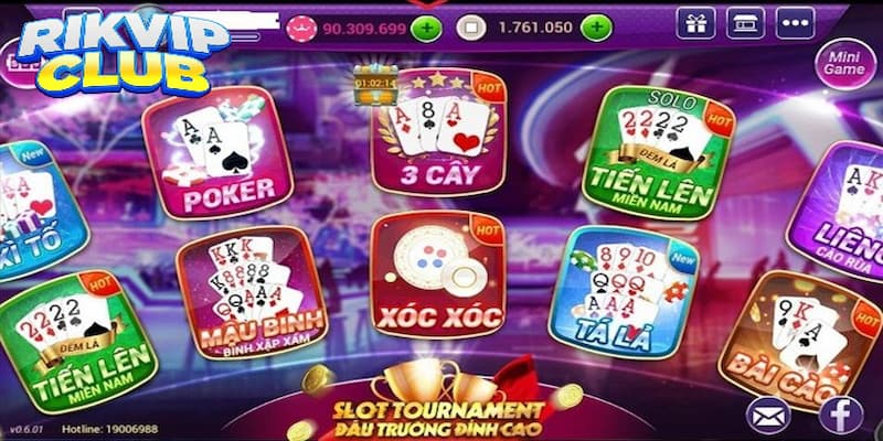 Nhiều tựa game bài Rik vip anh em nên tham khảo